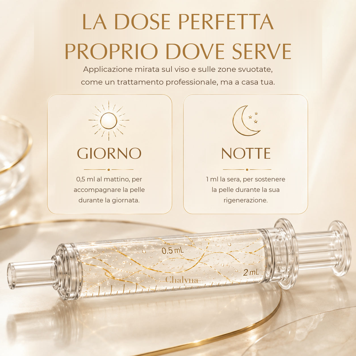 La dose perfetta proprio dove serve