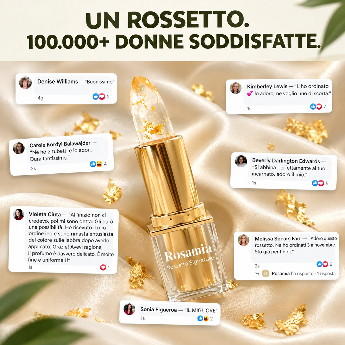 Rosamia - Un rossetto, 100.000+ donne soddisfatte