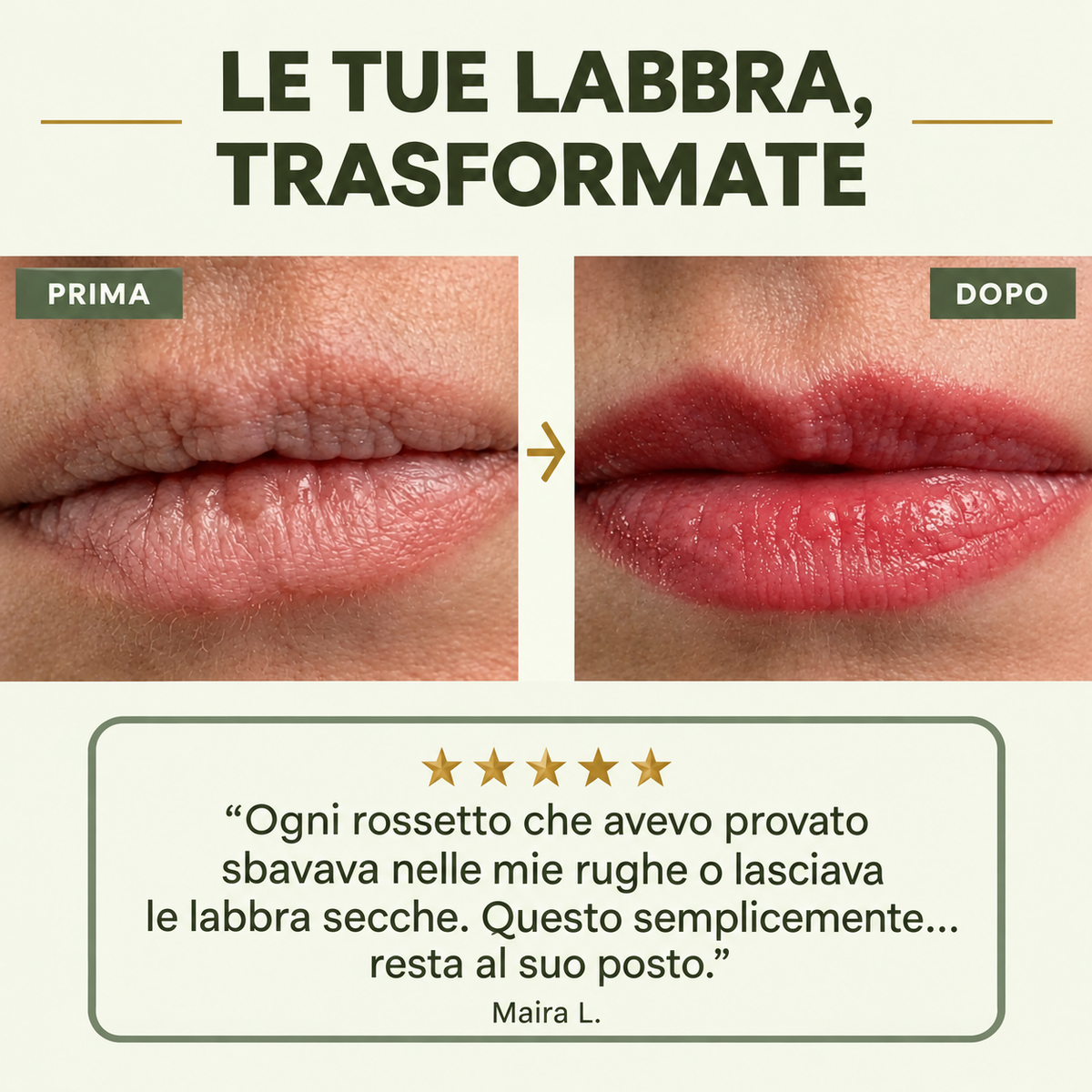 Rosamia - Prima e Dopo testimonianza
